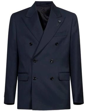 Lardini Double Breasted Suit - Blue