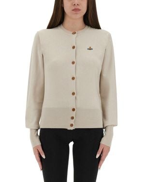 Vivienne Westwood Bea" Cardigan - Natural