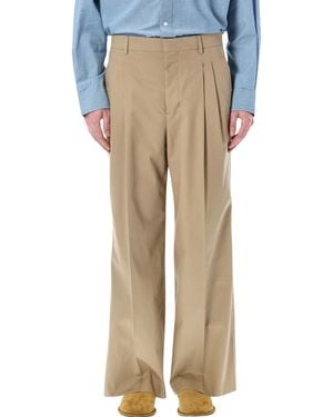 Ami Paris Pantalón Beige - Neutro