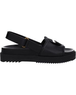 Gucci Sandals Cosmos Leather - Black
