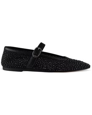 Le Monde Beryl Mary Jane Ballerinas - Black