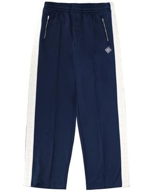 CASABLANCA Track Trousers With Logo For - Blue