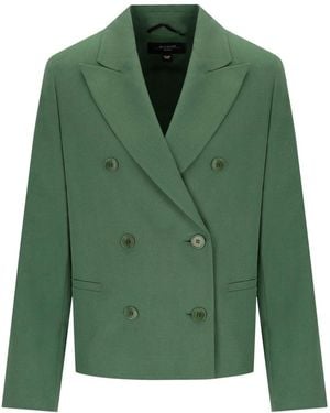 Weekend by Maxmara Nembi Double Breasted Blazer - Green