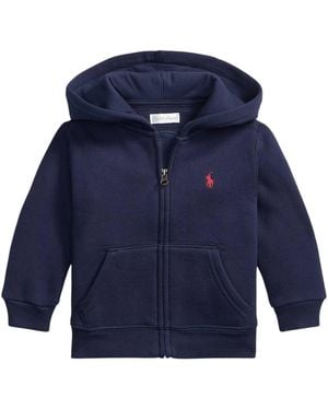 Polo Ralph Lauren Fz Hood Tops Gebreid - Blauw