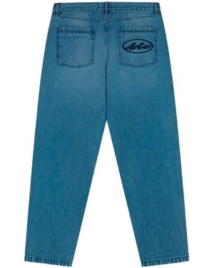 Arte' Die Antwerp Circle Logo Taschenhose - Blau