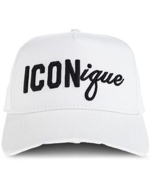 DSquared² Gorras De Béisbol Bordadas - Blanco
