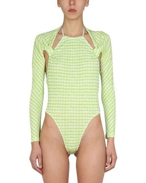 Jacquemus Knots Bodysuit - Green