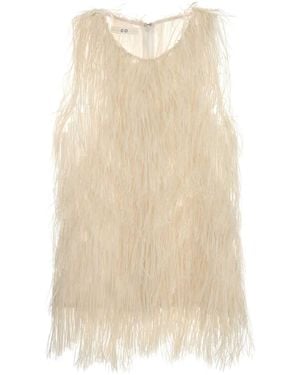 Co. Racer Back Tank - Natural