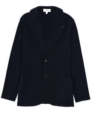 Lardini Single Breasted Jacket With Pin - Blue
