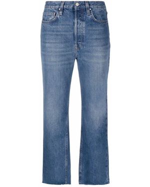 TOTEME Mittlerblaue Gerade Geschnittene Jeans