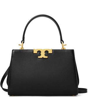 Tory Burch Eleanor Mini Leather Satchel Bag - Zwart