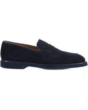 Doucal's Suede Moccasins - Blue