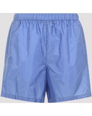 Prada Sustainable Swim Shorts With Contrasting Trim - Blau
