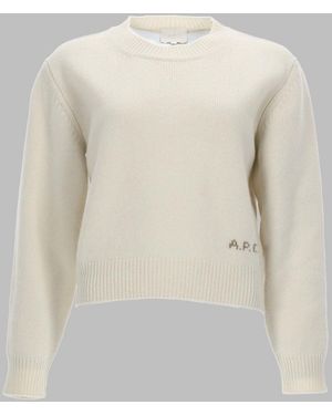 A.P.C. A. P.C. Chic Wool Sweater For Fw26 - Natural