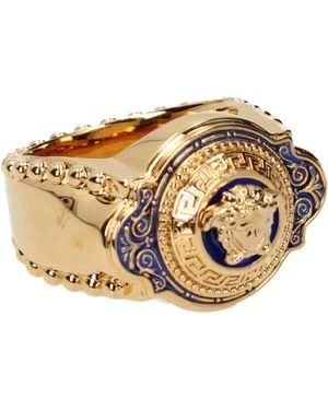 Versace Rings Männer Messing Gold - Mettallic