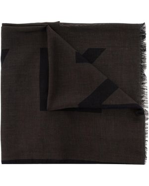 Givenchy Logo -Schal - Schwarz