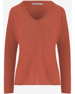 Allude Kaschmirpullover - Orange