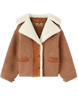 Ermanno Scervino Coats Light And Natural - Brown