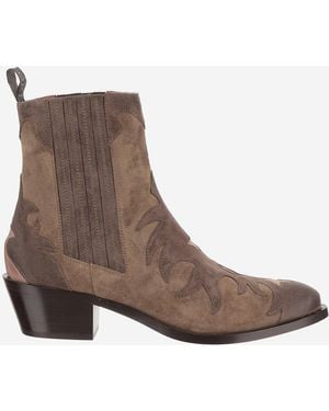 Sartore Botas de tobillo de gamuza - Marrón