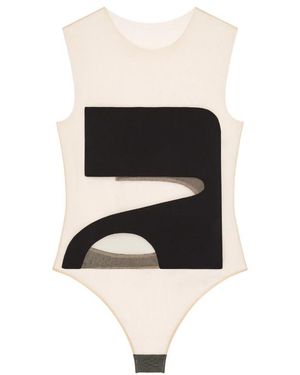 Courreges Body Illusion Ac - Schwarz