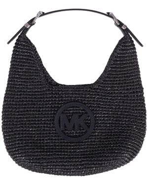 Michael Kors Sm Hobo Shldr - Schwarz