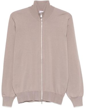 Brunello Cucinelli Baumwoll-Cardigan mit Reißverschluss - Pink