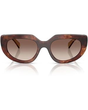 Prada Sonnenbrille Prd02 S 00 K10 S Karamell-Schildkröte/Braun mit Farbverlauf für Damen