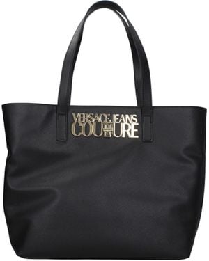 Versace Jeans Couture Borse A Spalla Couture Donna Poliuretano Nero - Black