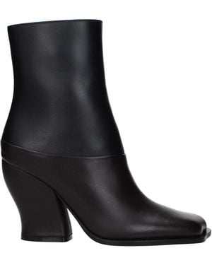 Loewe Women 's Onda -laarzen Leer Zwart/bruin