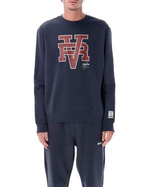 Diadora Run Valley Crewneck - Blue