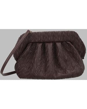 THEMOIRÈ Borsa "Bios" Large Arricciata - Brown