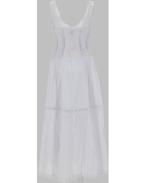 Charo Ruiz Abito Lungo "Dafelle" - White
