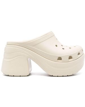 Crocs™ Sirene Weiße Plattform Sandalen - Natur
