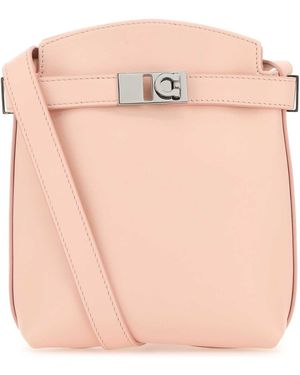 Ferragamo Salvatore Pastel Leather Gancini Phone Case - Pink