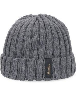 Borsalino Hill Cahmere Beanie - Grey