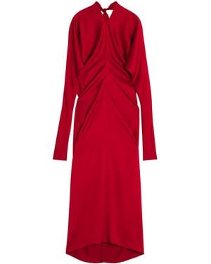 Lanvin Drapiertes Anpassungskleid - Rot