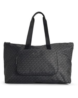 MICHAEL Michael Kors 'Tanner' Large Reversible And Foldable Tote Bag - Black