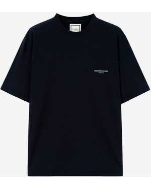 WOOYOUNGMI Cotton T-Shirt - Black