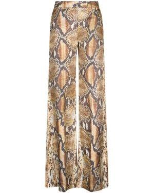 Roberto Cavalli Wide Trousers - Neutro