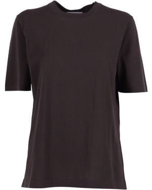 Kangra Cashmere Girocollo M Manica Rasato Calato - Black