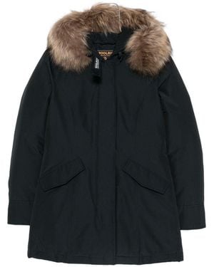 Woolrich Parka de mapache ártico de - Negro