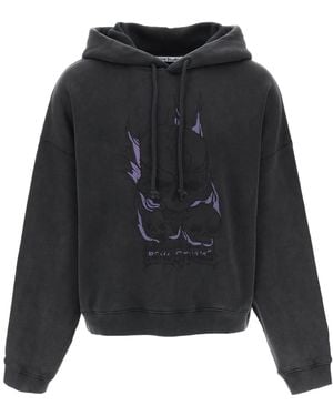 Acne Studios Mit Kapuze -Sweatshirt mit Grafikdruck - Schwarz