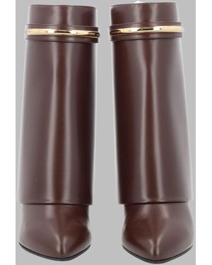 Givenchy Logo Detail Boots - Brown