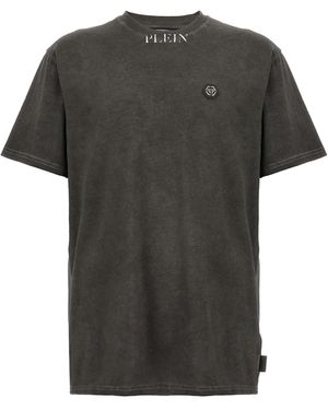 Philipp Plein Maglietta 'Old Dye' - Grigio