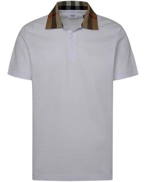 Burberry Cody Cotton Polo Shirt - Grey