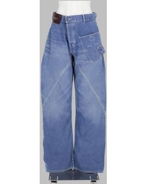 JW Anderson 100% Cotton Jeans Made - Blue