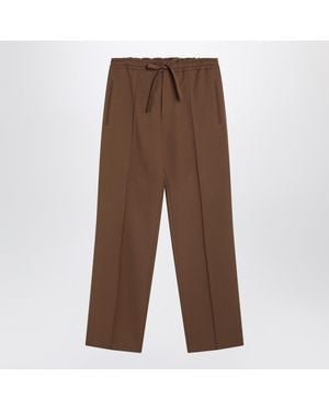 Valentino Gabardine Pants - Brown