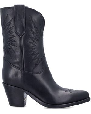 Golden Goose 70 Wish Star Boots - Blue