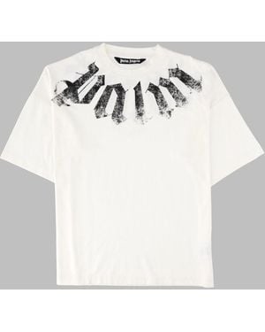 Palm Angels T-Shirt Con Logo - Grey