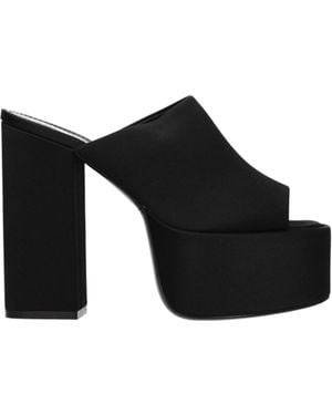 Paris Texas Sandalen Sasha Frauen Satin schwarz